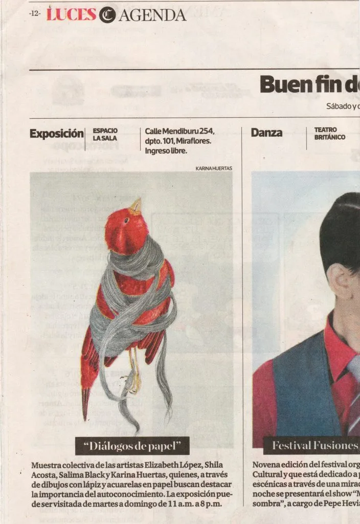 comercio luces prensa karina huertas diálogos de papel 2017